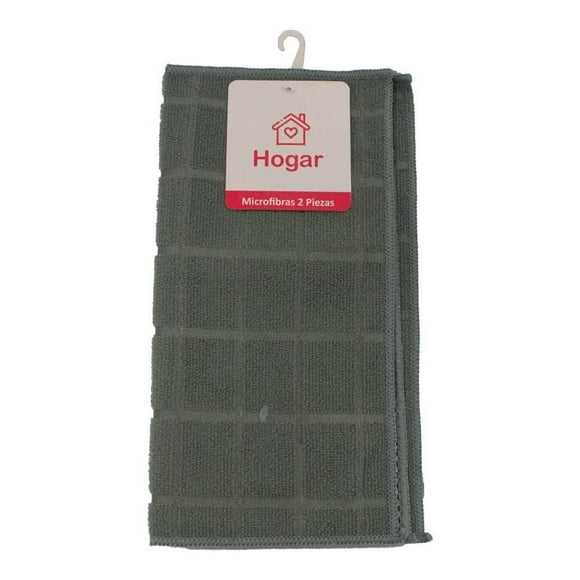 Microfibras Prichos Diseño de Rectángulos 30 x 30 cm Gris