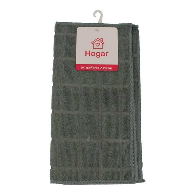 Microfibras Prichos Diseño de Rectángulos 30 x 30 cm Gris