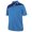 Ocean blue/Kalvin Blue, variant on Monterey Club Men's Melange Flash Colorblock Golf Polo Shirt #1276