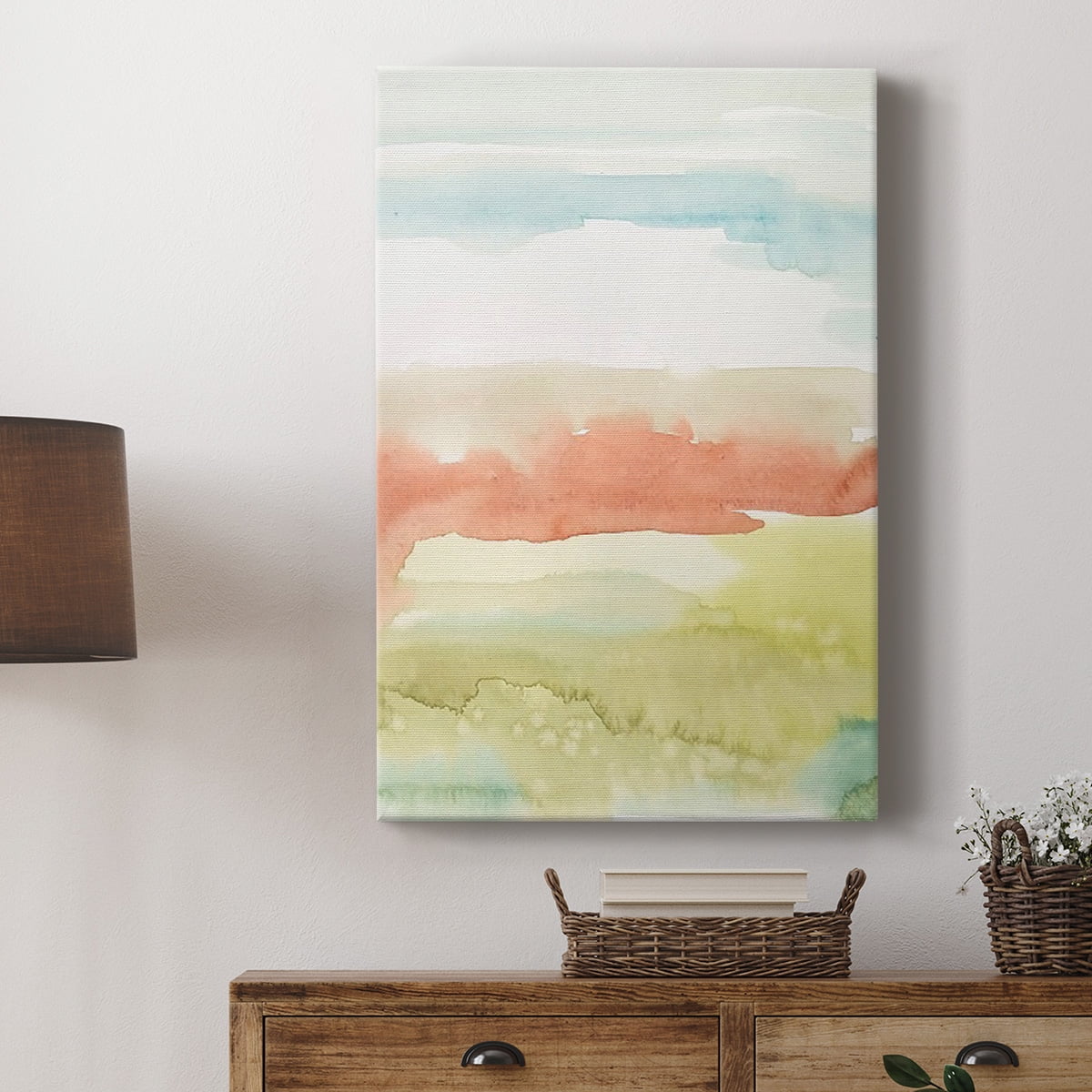 Blushing Sunrise II Premium Gallery Wrapped Canvas - Ready to Hang