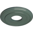 thumbnail image 3 of Ekena Millwork 12 3/8"OD x 4"ID x 1 1/8"P Classic Ceiling Medallion (Fits Canopies up to 7 1/4"), Hand-Painted Cloud Burst, 3 of 6