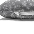 thumbnail image 4 of Floral Pet Bed, Different Types of Hand Drawn Little Flower and Leaf Plants Elements Composition, Resistant Pad for Dogs and Cats Cushion with Removable Cover, 24" x 39", Grey and White, by Ambesonne, 4 of 4