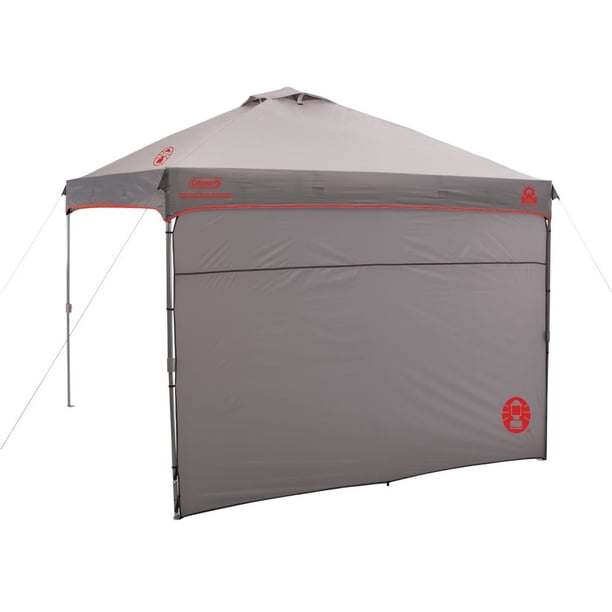 Coleman Sun Shelter 10x10 Canopy with Sunwall UV Protection Gray