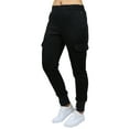 thumbnail image 1 of Women's Heavyweight Loose Fit Cargo Fleece Jogger Sweatpants (S-XL), 1 of 4