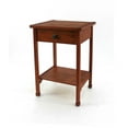 thumbnail image 2 of 15" x 18" x 24" Cherry, 1 Drawer, Rustic Wooden - Accent Table, 2 of 2