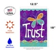 thumbnail image 2 of Toland Home Garden Trust Positive Trust Flag Double Sided 12x18 Inch, 2 of 5