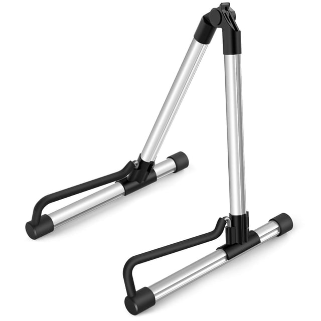 Soporte para guitarra Donner DS-1, ajustable y plegable, de metal plateado