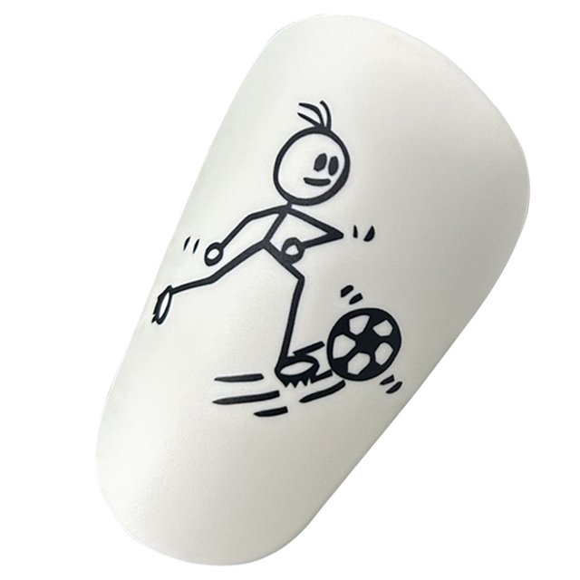 1 par de espinilleras equipo de protección espinilleras de fútbol en miniatura Protector de piernas de fútbol para hombres mujeres niños y niñas