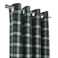 thumbnail image 2 of Commonwealth Home Fashions Traditional Plaid Grommet Room Darkening Curtains, 52.00" x 95.00", 2 of 2