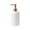 White A, variant on Hand Soap Dispenser Bathroom Accessories, Ceramic Dish Soap Dispenser for Kitchen Sink, Refillable Liquid Pump Bottle for Shampoo, Lotion, Conditioner Black