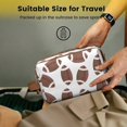 thumbnail image 5 of Toiletries Bag,Brown Footballs Pattern Mens Womens Toiletry Bag Bathroom Bag,Waterproof Toiletry Travel Bag Dopp Kit Shaving Bag 11x6.3x5.1 Inch, 5 of 5