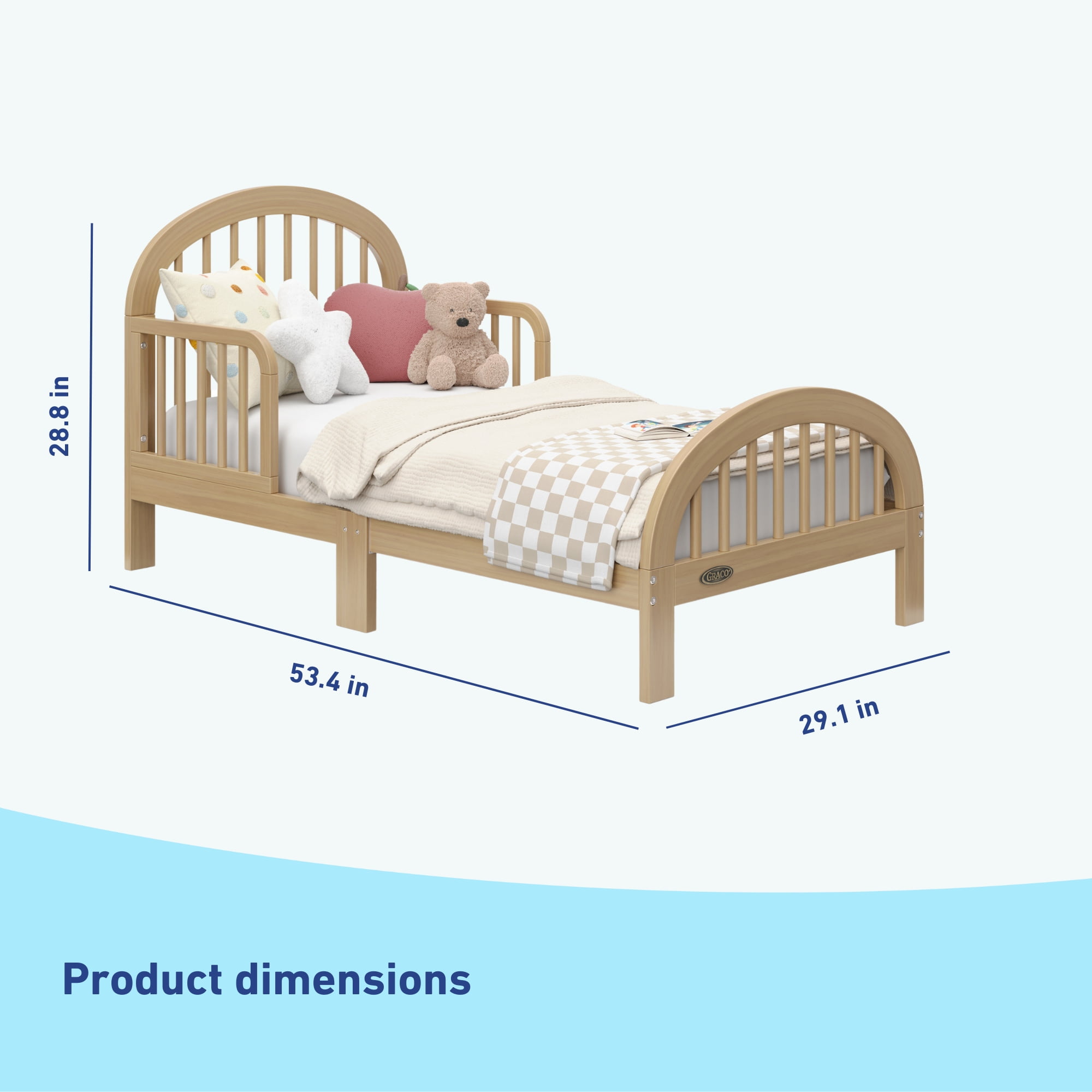 Graco Olivia Toddler Bed, Driftwood