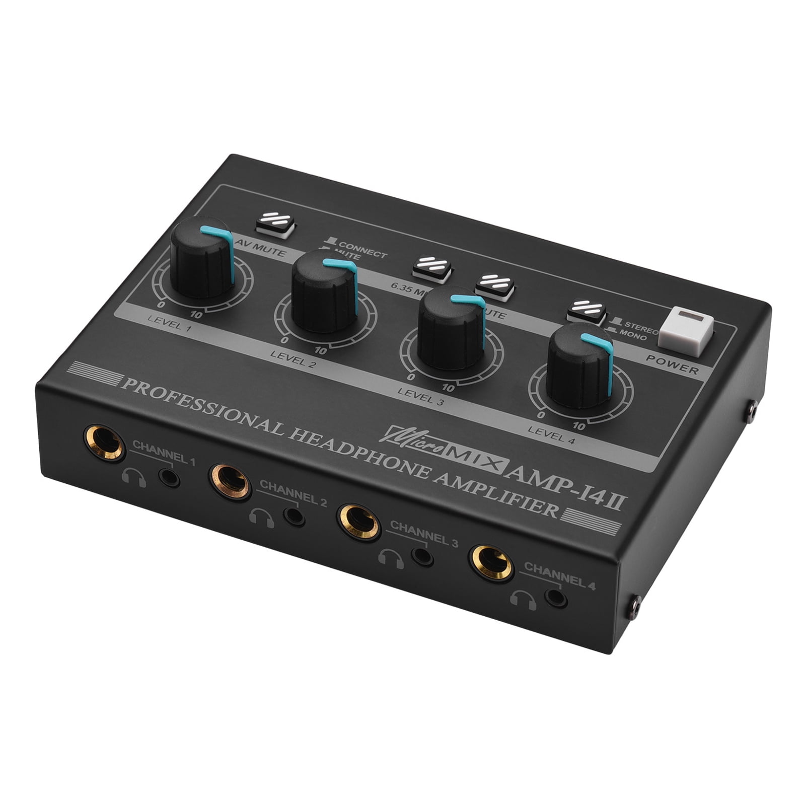 Muslady AMP 14 Compact 4 Channel Headphone Amplifier Kuwait Ubuy