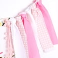 thumbnail image 6 of Pink Farm High Chair Banner for 1st Birthday Girl - Farm Themed First Birthday Party Decorations with Fabric Garland, One Year Old Baby Birthday Photo Props Souvenir Gifts, Barnyard Party Supplies, 6 of 7