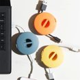 thumbnail image 4 of Round Management USB Charging Wire Cable Cable Clips Cable Winder Cord Holder Organizer, 4 of 5