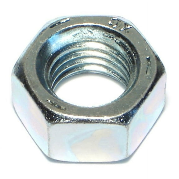 3/4"-10 Zinc Plated Grade 5 Steel Coarse Thread Hex Nuts (6 pcs.)