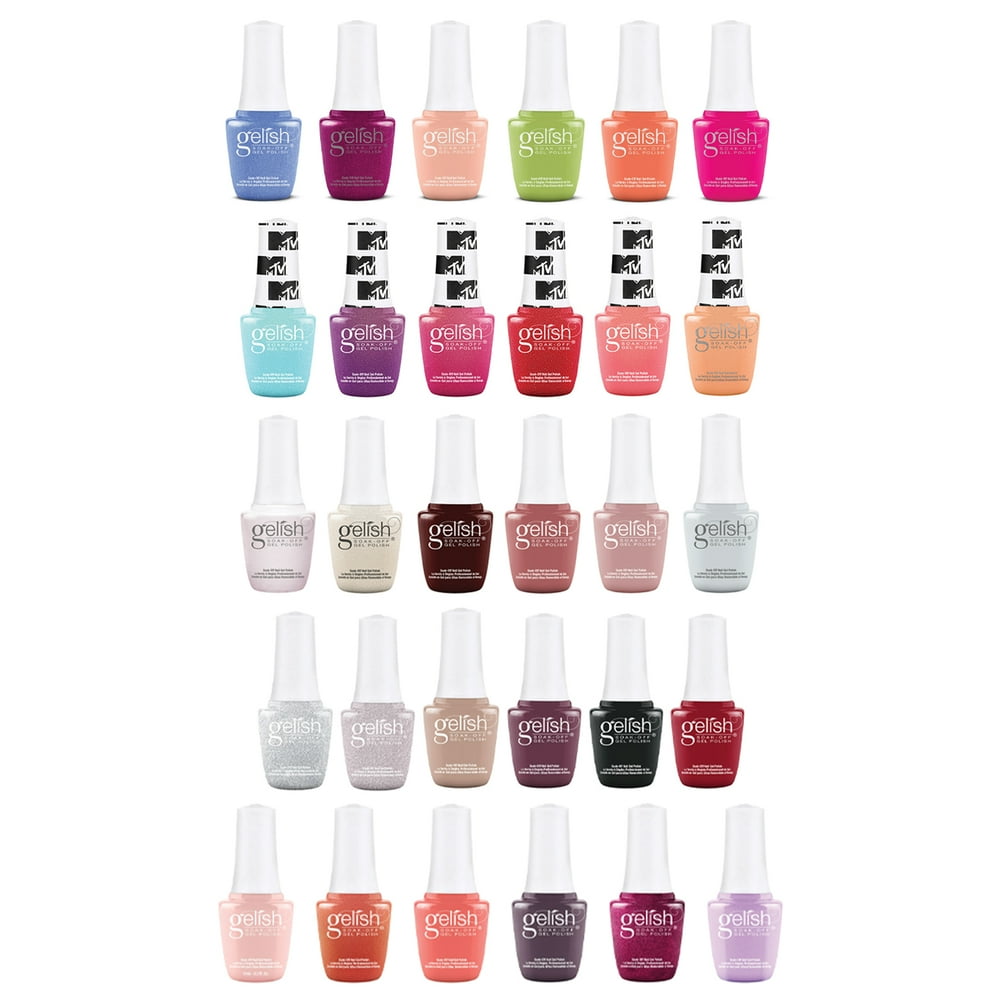 Gelish 9mL Spring, Summer, and Winter Gel Nail Polish Collections, 30