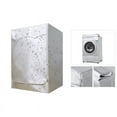 thumbnail image 4 of Mosiee Silver Washing Machine Cover Waterproof Washer Cover For Front Load Dryer Household Protective Cover Home Accessories, 4 of 9