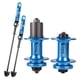 thumbnail image 1 of Rodamiento De Bolas Delantero Y Trasero Para Bicicleta De Montaña, 32 Agujeros, Para Buje De Freno Conjunto azul kusrkot bujes de bicicleta de montaña, 1 of 8