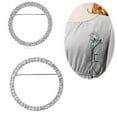 thumbnail image 2 of Exquisite Holder Brooch Rhinestones Pins Round Crystals Glasses Holder Pins Clothes Lapel Pin for Bags Jeans, 2 of 8