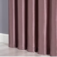 thumbnail image 4 of Chezmoi Collection Royal 4-Piece Jacquard Floral Window Curtain Set, Woodrose/Gray, 4 of 7