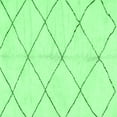thumbnail image 1 of Ahgly Company Indoor Square Solid Emerald Green Modern Area Rugs, 8' Square, 1 of 4