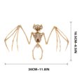 thumbnail image 2 of Halloween Bat Skeleton Decorations Halloween Realistic Scary Bat Skeleton Figurine Skeleton Ghost Festival Horror Props Scary Toys for Craft Halloween Hanging Decor & Party Favors, 2 of 2