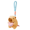 thumbnail image 2 of 5.12" 6Pcs Capybara Plushies Toy Keychains Bag Charms, Cuddly & Soft Fashion Capybara Stuffed Animal Plush Bag Accessories, Birthday Christmas Graduation Back to School Gift for Teens & Women, 2 of 9