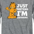 thumbnail image 3 of Garfield - Pretend I'm Listening - Toddler And Youth Long Sleeve Graphic T-Shirt, 3 of 5