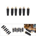 thumbnail image 3 of Weld Cable Connector, 6psc3Pair Copper Euro Style Welding Cable Quick Connector 200-400A Welding Wire Connector Solder Tools Welding Cable Connector, 3 of 8