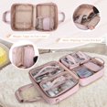 thumbnail image 3 of Bolsa organizadora de maquillaje Prokva Professional Travel Case Rosa, 3 of 7