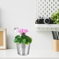 thumbnail image 1 of KONTONTY 2pcs Cylindrical Metal Flower Bucket Iron Hanging for Balcony Use, 1 of 8