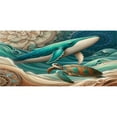 thumbnail image 4 of Ambesonne Nautical Ceramic Coffee Mug, Teal Ocean Whale Turtle, 11 oz, Teal Ecru and Pale Cinnamon, 4 of 4