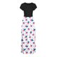 thumbnail image 4 of ICHUANYI Clearance Womens Fashion Summer Independence Day Printing Pocket Vacation Long Dress(White, S) ICHUANYI WER2023081108956, 4 of 7