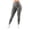 Dark Green, variant on OSOLU High Waist Seamless Yoga Pants For Women Lifting Fitness Leggings With Side Floral Design Great For Gym Workout Stretchy Running Tummy Control Joggers Bottoms Brown M