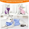 thumbnail image 2 of GlobaShun Cat Recovery Suit for Spay Cat Onesie for Cats After Surgery, Breathable Cat Surgery Recovery Suit Female Male Surgical Spay Suit, Kitten Recovery Suit E Collar, 2 of 8