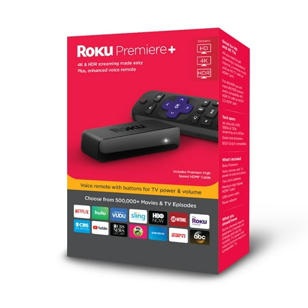 Roku Premiere+ 4K HDR Streaming Player