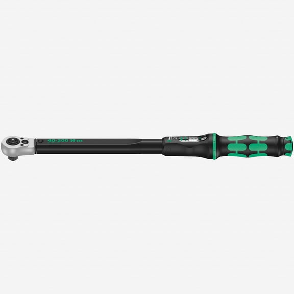 Wera 075626 Click-Torque C 3 Push-Through Adjustable Torque Wrench with 1/2" Drive, 40-200 Nm