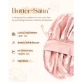 thumbnail image 3 of Gorro de satén YANIBEST ajustable de doble capa de seda rosa, 3 of 6
