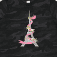 thumbnail image 4 of Inktastic Eiffel Tower in Paris with Flowers and Pink Banner Boys or Girls Toddler T-Shirt, 4 of 5