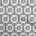 thumbnail image 1 of oneOone Georgette Viscose Gray Fabric Asian Floral Block Craft Projects Decor Fabric Printed by The Yard 42 Inch Wide, 1 of 4