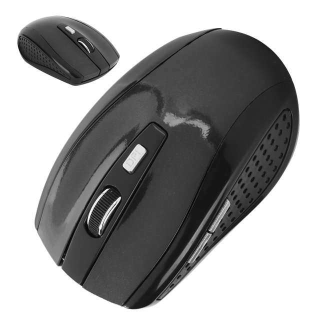 Souris Classique 2.4G, Souris de Jeu Optique Réglable 1600 DPI, Ergonomique Silencieuse Clic USB 2.4G Sans Fil pour Ordinateur Portable PC Notebook Tablette