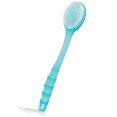 thumbnail image 1 of Cepillo de baño con cerdas supersuaves, cepillo de ducha y cuerpo con mango largo, cepillo de ducha y cuerpo para la espalda, cepillo de belleza para piel seca y cuerpo azul, 1 of 4