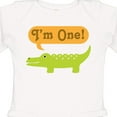 thumbnail image 4 of Inktastic 1st Birthday Alligator Jungle Boys or Girls Long Sleeve Baby Bodysuit, 4 of 5