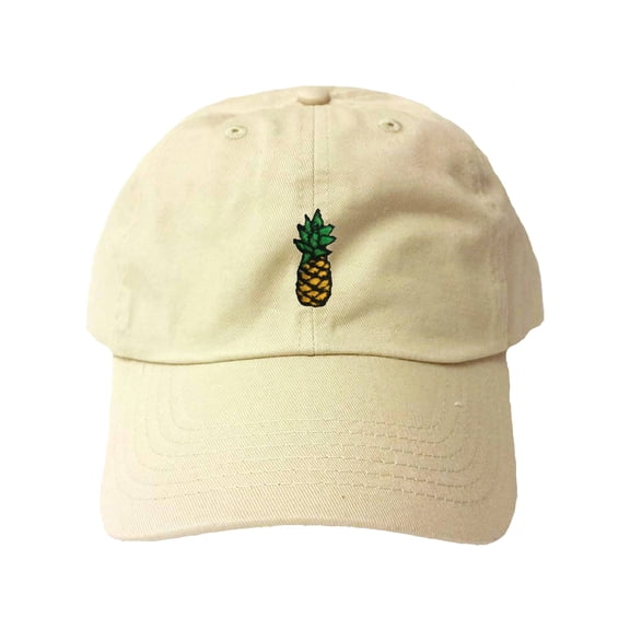 Adult Pineapple Embroidered Dad Hat