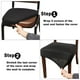 thumbnail image 4 of Juego de fundas para taburetes de bar, material de licra elástica para un fácil lavado y reutilización, adecuado para taburetes de 18,9 x 18,9 pulgadas, cojines de asiento súper suaves y cómodos, 4 of 6