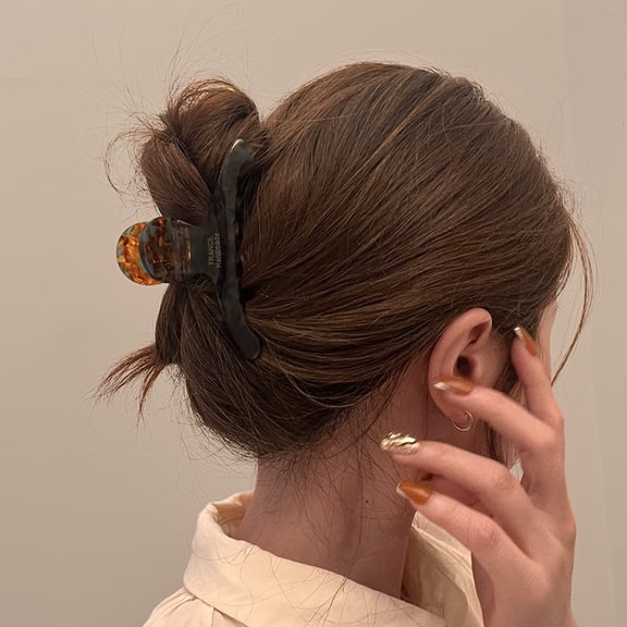 ‌"Elegant Acetate Claw Clip – Large Hair Clip for Women, Luxury Hair Accessory for Updos"