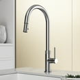 thumbnail image 4 of VIGO Bristol Single Handle Pull-Down Sprayer Kitchen Faucet in Stainless Steel, 4 of 14
