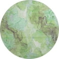 thumbnail image 2 of Addison Rugs Mayfield Premium Machine Washable Transitional Abstract Green Round Rug, 8' x 8', 2 of 6