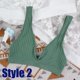 thumbnail image 1 of Sujetador sin costuras Sujetadores deportivos para mujer Sujetador de inmersión Top Mujer Espalda descubierta Deep V Lencería sexy Mujer Ropa interior Rib Bralette Tan Jianjun unisex, 1 of 2
